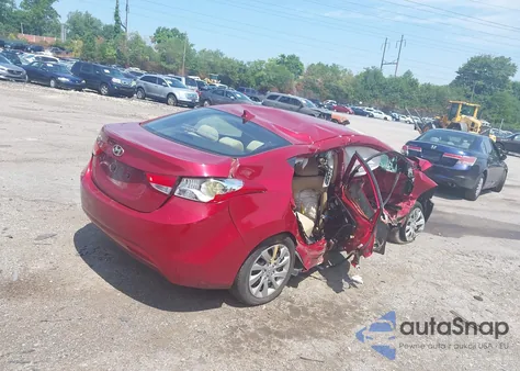 2013 Hyundai Elantra Gls z USA, uszkodzony, nr VIN KMHDH4AE3DU491959